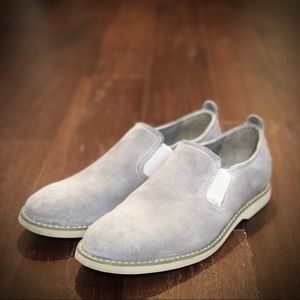 Florsheim Real Suede Slip On Shoes Size 8 Mens